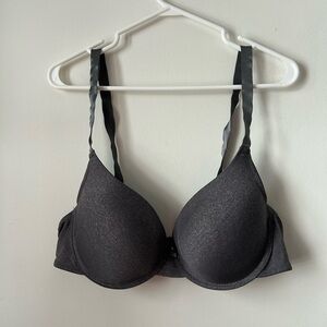 Women's‎ Grey Bra Size 42C Adjustable Straps Hook Closure NEW